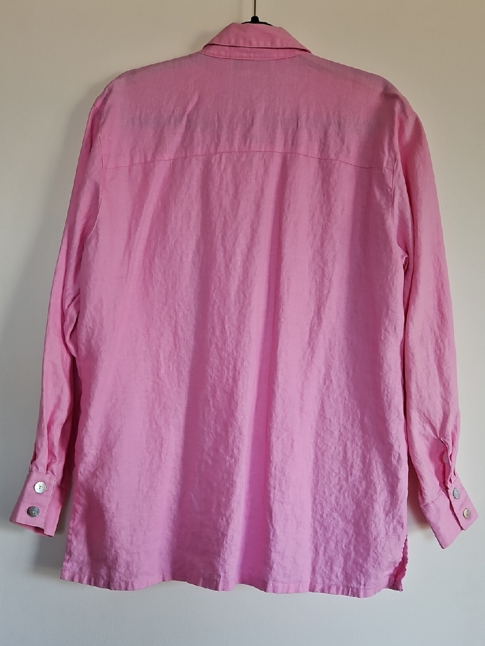 Bloomingdale's Linen Shirt Size  Large - Picture 5 of 6